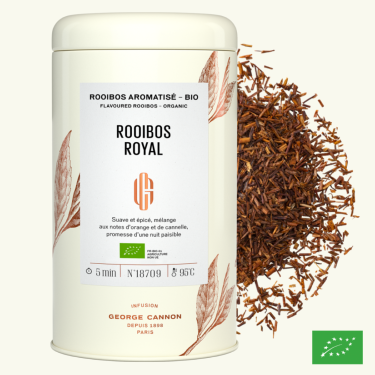 ROOIBOS ROYAL - Rooibos aromatisé BIO - Boîte 100g