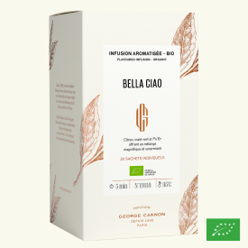 BELLA CIAO - Maté vert BIO - Boîte 20 sachets
