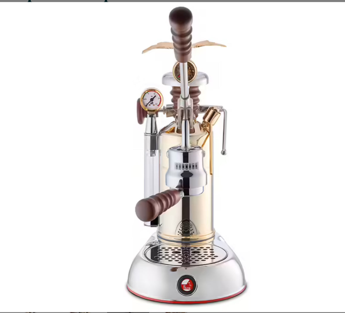 Machine expresso à levier LA PAVONI Esperto Competente LPLESC01EU Inox Or