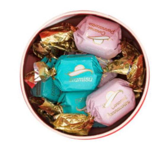 Boîte à Chapeau Amour avec chocolats assortis 84 g