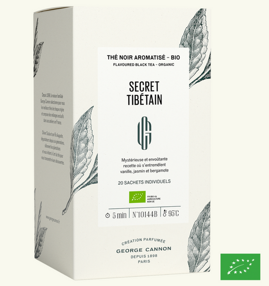 Secret Tibétain -Thé noir Aromatisé -Boîte 20 sachets