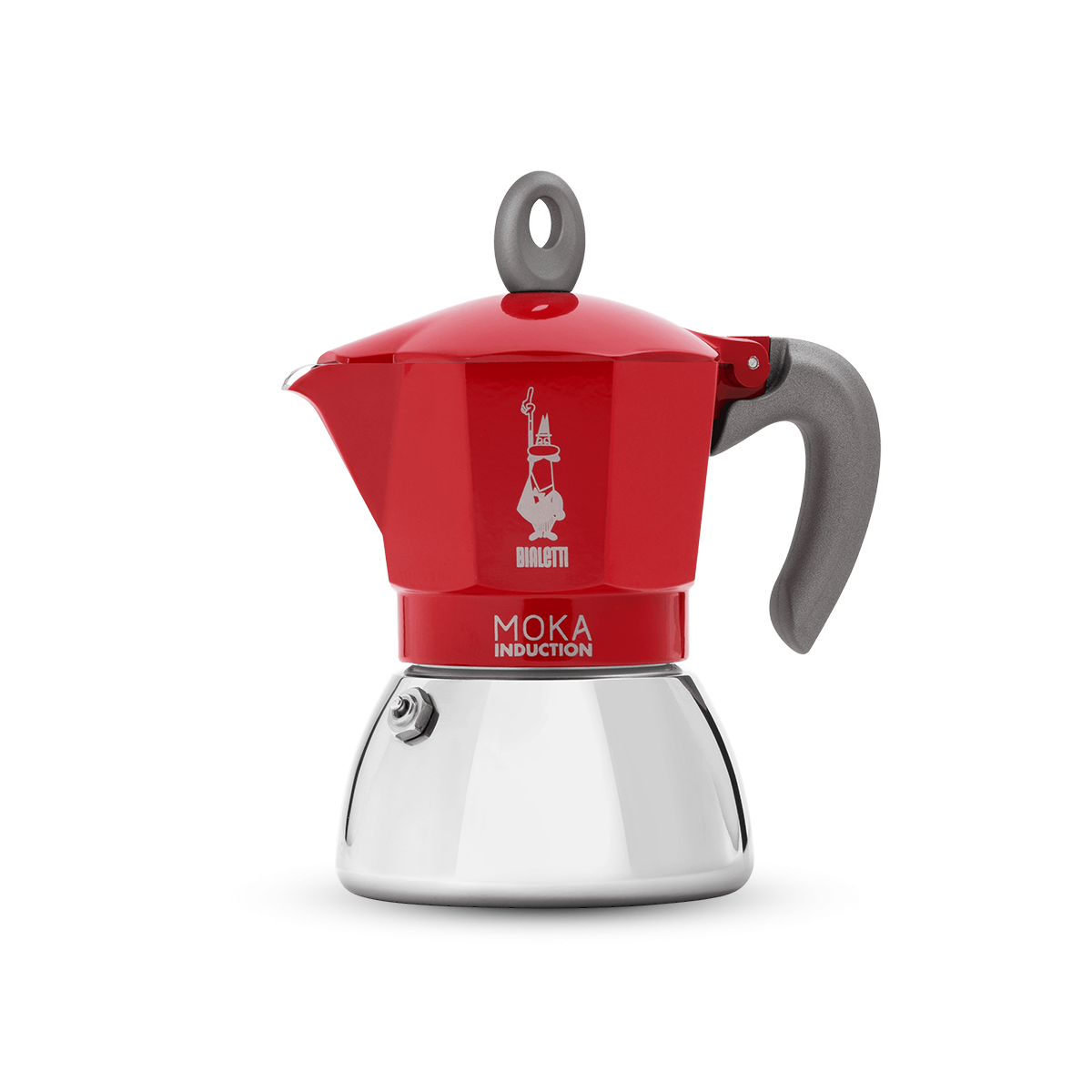 Cafetière italienne - Moka Induction Rouge - 6 tasses - BIALETTI