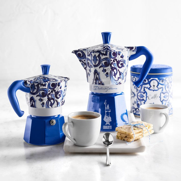 Moka Express Bialetti Dolce&Gabbana | Bleu Méditerranée 3 tasses