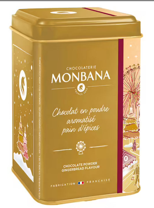 Chocolat Poudre de Noël Aromatisé Pain d'Épices - Vrac 250 g - MONBANA