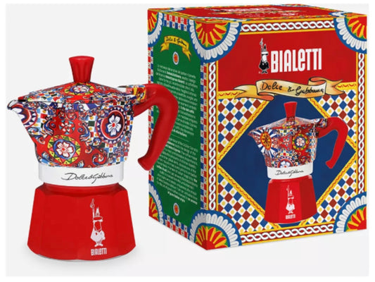 Cafetière italienne Bialetti Moka Express 3 Cups Dolce Gabbana