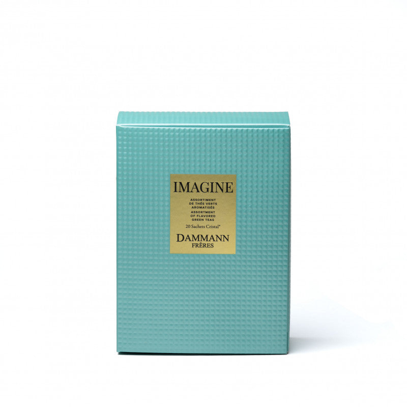 COFFRET "IMAGINE" 20 sachets de thés verts aromatisés