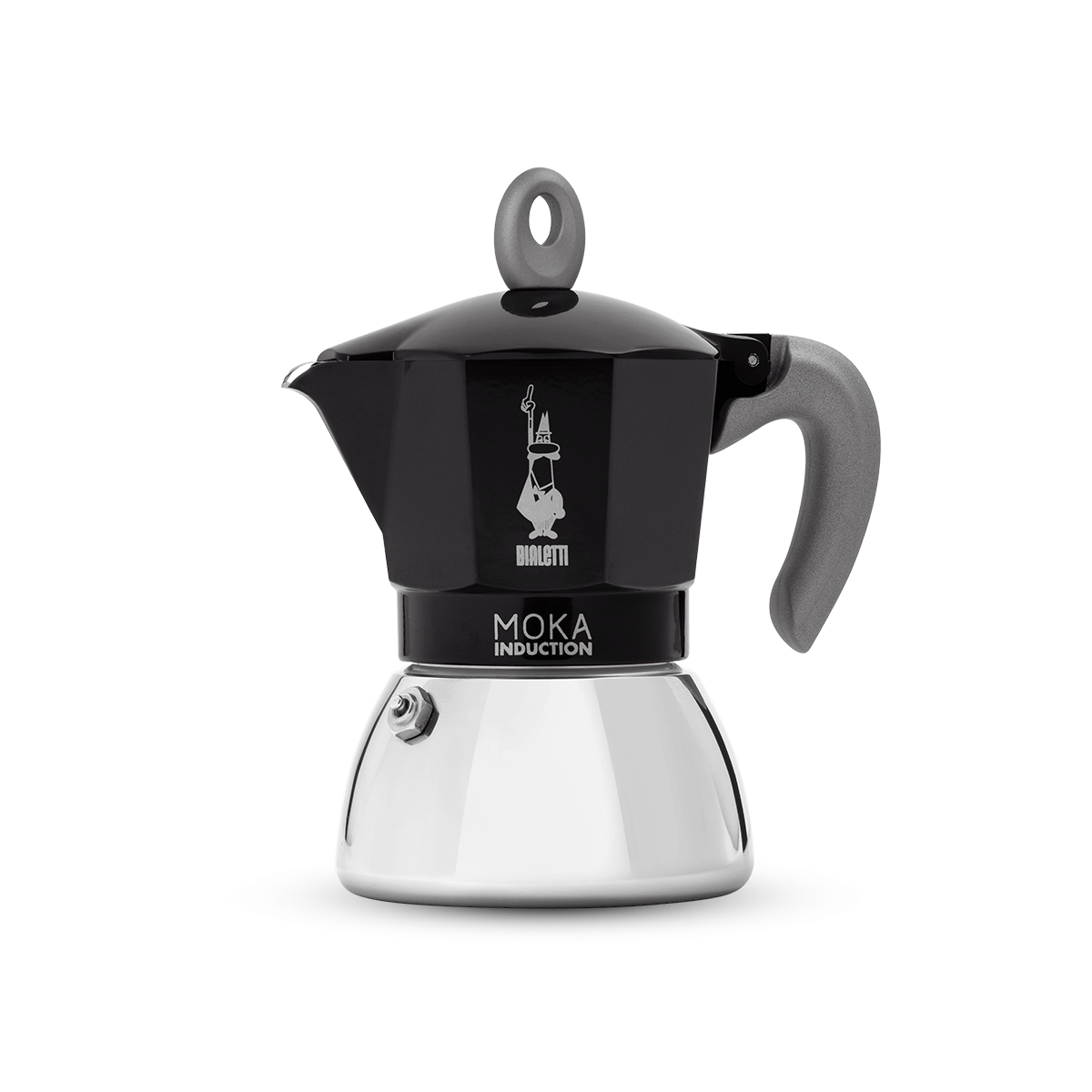 Cafetière italienne - Moka Induction Noire - 4 tasses / 15 cl - BIALETTI