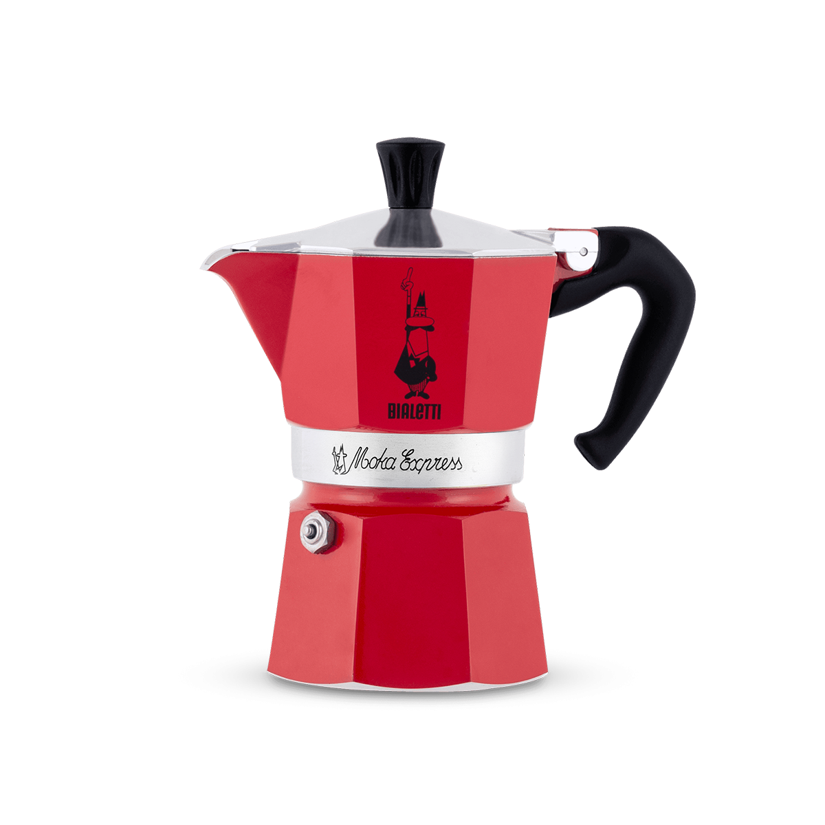 Cafetière italienne - Moka Express Rouge - 1 tasse - BIALETTI